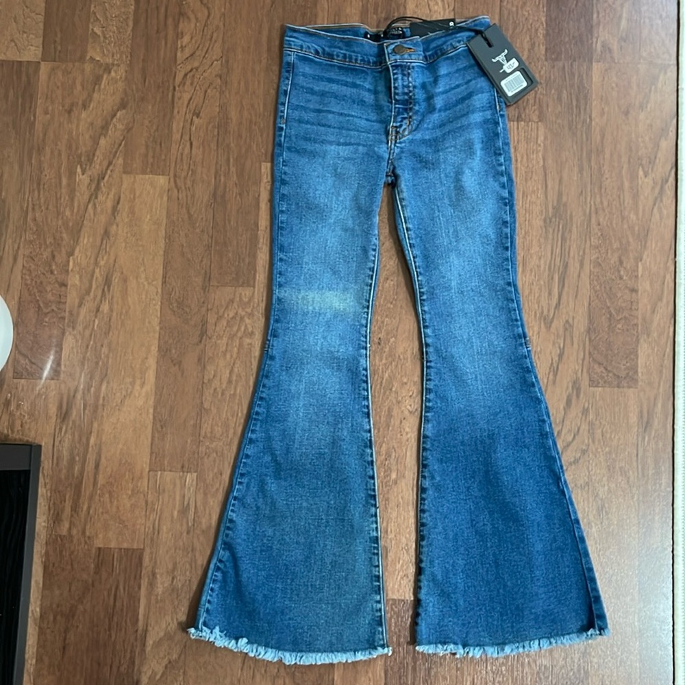 Girls Bell Bottom Jeans